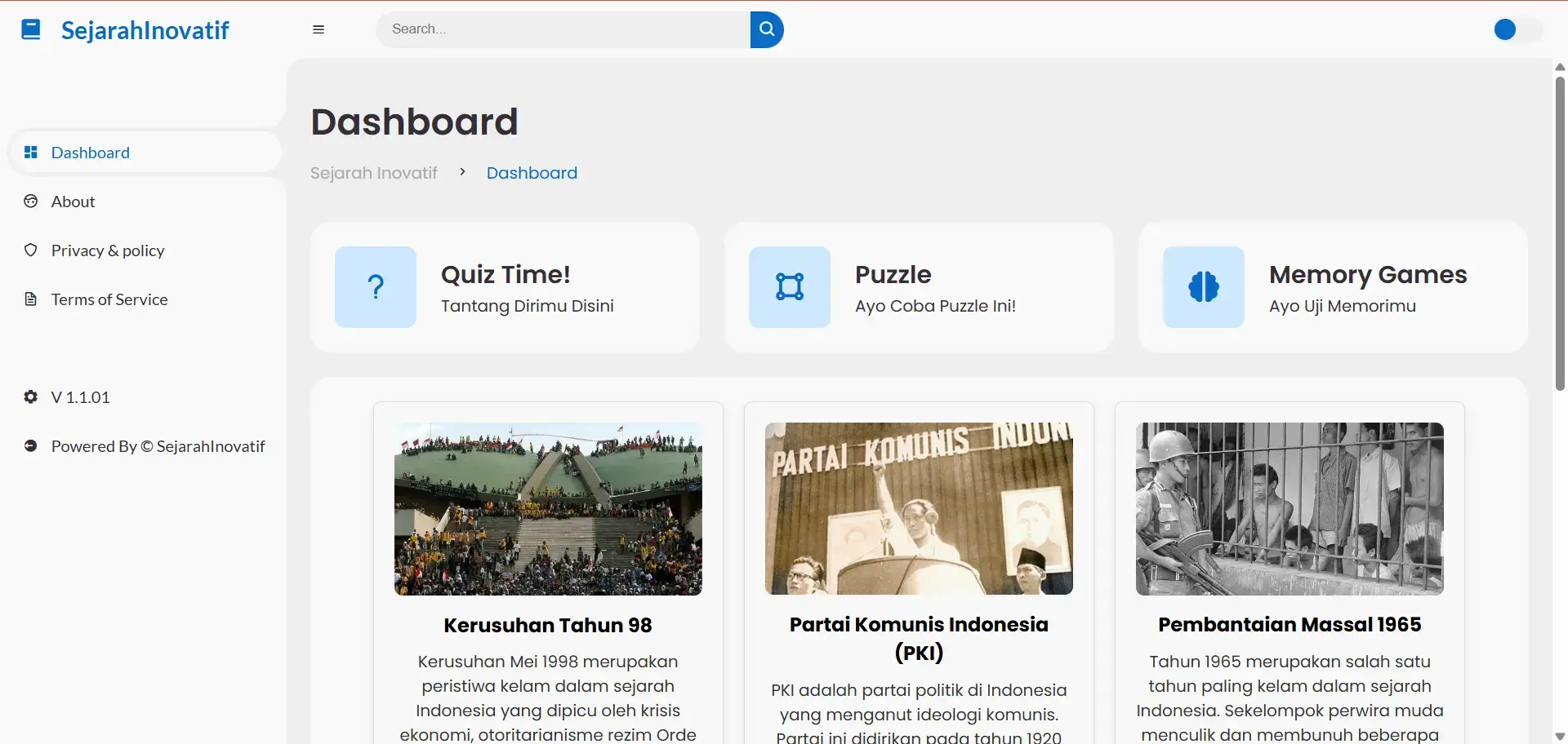 SEJARAH INOVATIF